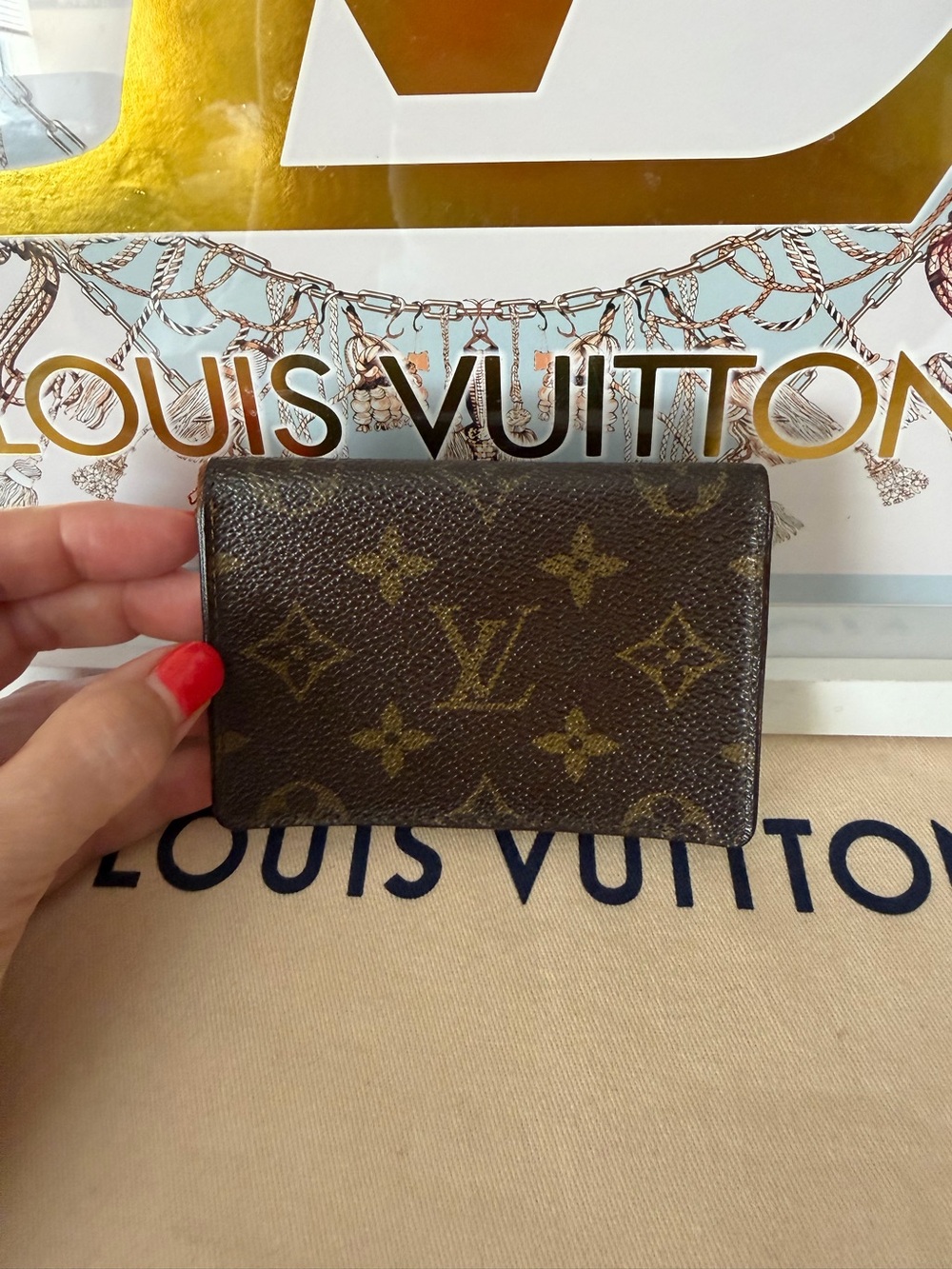 Louis Vuitton Vintage
Monogram Card ID Holder